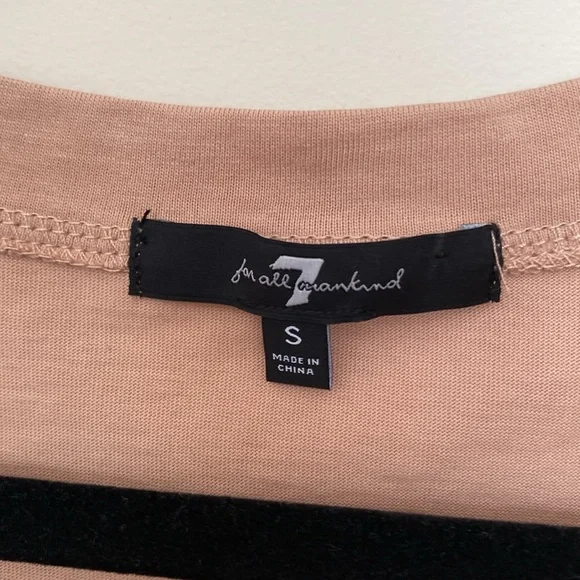 Seven for All Mankind tan puffy sleeve shirt - Picture 3 of 10